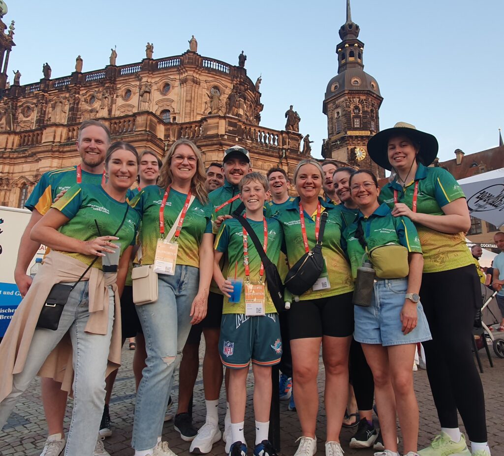 Team Australia in Dresden, Germany.